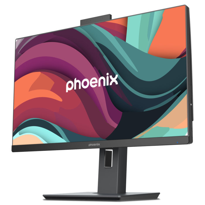 Phoenix Unity Barebone All-in-One CamPro 3 27" Full HD IPS sRGB 99% con Webcam 2MP y soporte ajustable para Intel 12/13/14 Gen 1 Phoenix Unity Barebone All-in-One CamPro 3 27" Full HD IPS sRGB 99% con Webcam 2MP y soporte ajustable para Intel 12/13/14 Gen 1