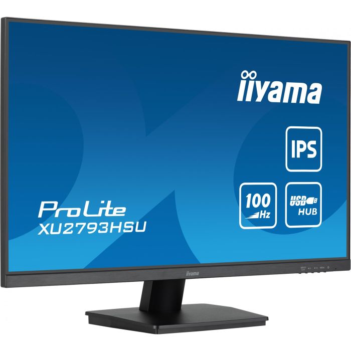 iiyama ProLite XU2793HSU-B6 Monitor 27" FHD 1920x1080 IPS 1ms 100Hz HDMI DP USB Speaker Negro 4 iiyama ProLite XU2793HSU-B6 Monitor 27" FHD 1920x1080 IPS 1ms 100Hz HDMI DP USB Speaker Negro 4