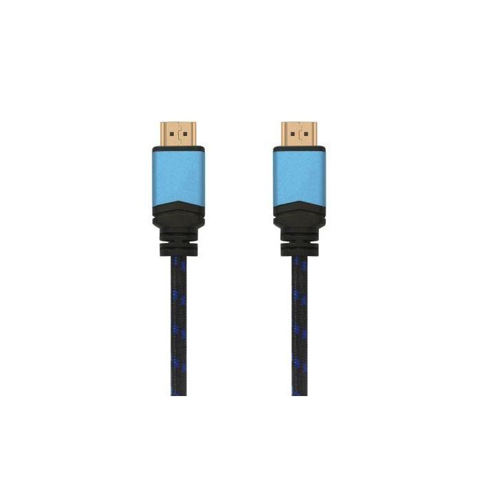 Aisens Cable HDMI 2.0 Premium Alta Velocidad 4K@60Hz 18Gbps HDR 3D A-M a A-M Negro-Azul 2M 0 Aisens Cable HDMI 2.0 Premium Alta Velocidad 4K@60Hz 18Gbps HDR 3D A-M a A-M Negro-Azul 2M 0