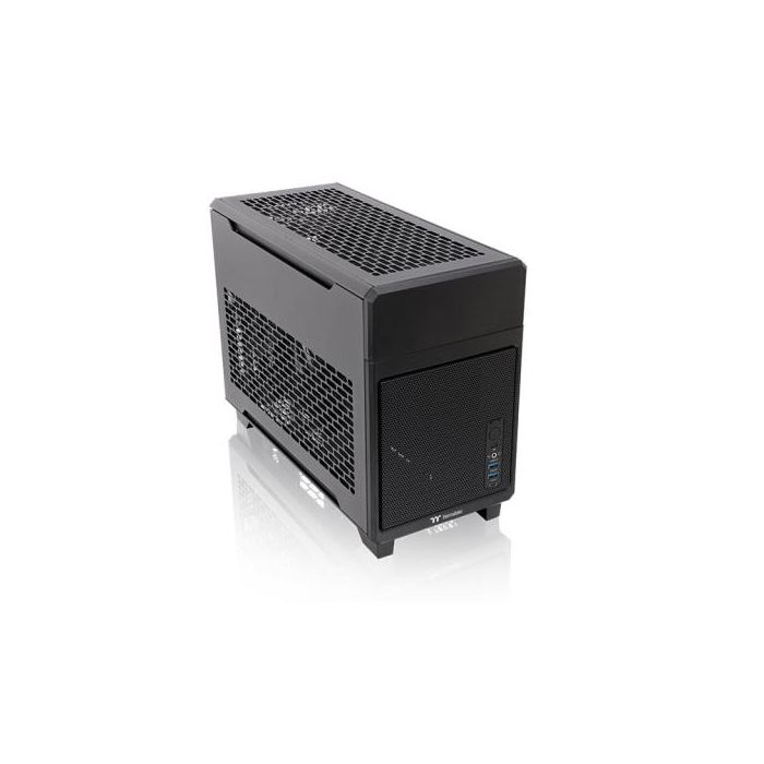 Thermaltake TR100 Caja Mini Tower PC Negra, Soporte SFX/SFX-L, Radiador hasta 280mm, Bahías 2.5" SSD/HDD 2 Thermaltake TR100 Caja Mini Tower PC Negra, Soporte SFX/SFX-L, Radiador hasta 280mm, Bahías 2.5" SSD/HDD 2