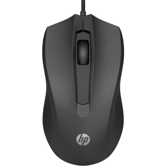HP 822M9UT Ratón Óptico 105 con Cable USB, Sensor Preciso 1600 DPI, Diseño Ambidiestro Cómodo 3 Botones, Compatible Windows y Mac, Negro 0 HP 822M9UT Ratón Óptico 105 con Cable USB, Sensor Preciso 1600 DPI, Diseño Ambidiestro Cómodo 3 Botones, Compatible Windows y Mac, Negro 0