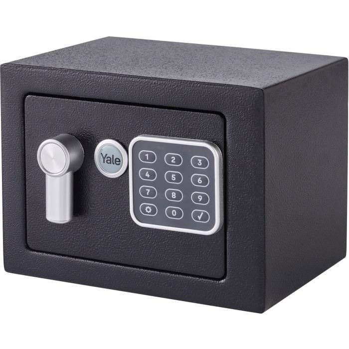Yale YSV/170/DB2 YAL5011802412767 Caja Fuerte Electrónica Compacta 3.8L para Hogar Oficina 170x230x170mm 3