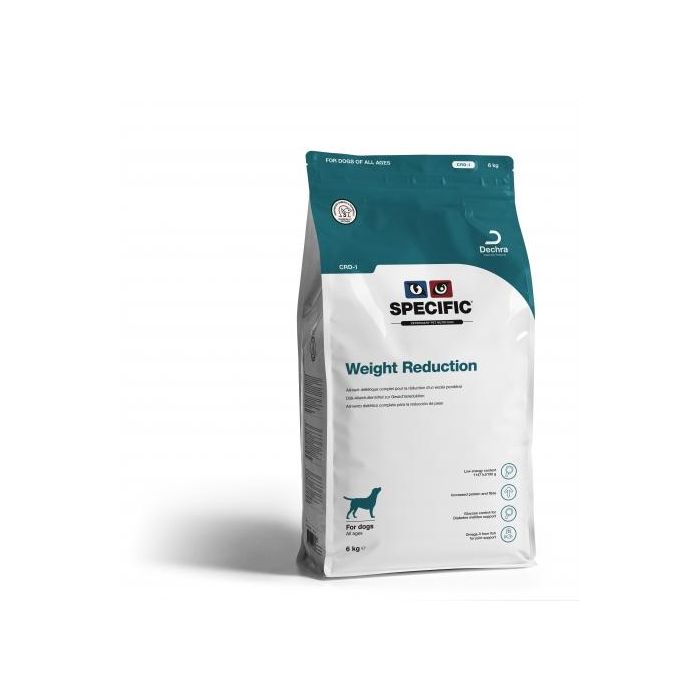 Dechra Crd-1 Weight Reduction, Alimento dietético para reducción de peso y regulación de glucosa en perros, 6 kg