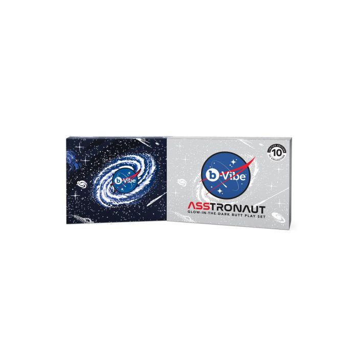 Set Erótico B-Vibe ASStronaut Glow-in-the-Dark Verde 8