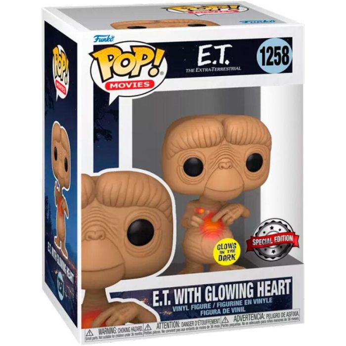 Funko Figura POP! E.T. El Extraterrestre 40th Anniversary E.T. Exclusive Vinilo 9cm