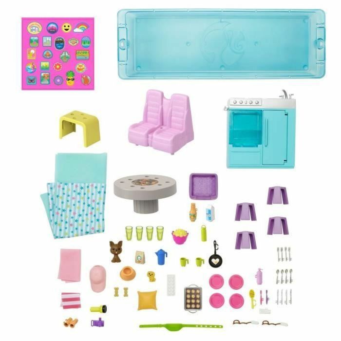 Barbie Mega Motorhome Vehículo Transformable para Muñecas con 7 Zonas de Juego, Tobogán Extensible y Múltiples Accesorios 5 Barbie Mega Motorhome Vehículo Transformable para Muñecas con 7 Zonas de Juego, Tobogán Extensible y Múltiples Accesorios 5