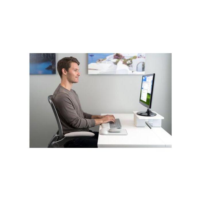 Alfombrilla con Reposamuñecas Kensington Ergosoft Gris 9