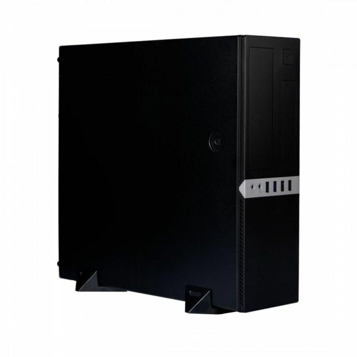 Coolbox Caja Ordenador Sobremesa MicroATX SLIM Negro - USB 3.0, USB 2.0, Audio HD, Ventilador 90mm 3