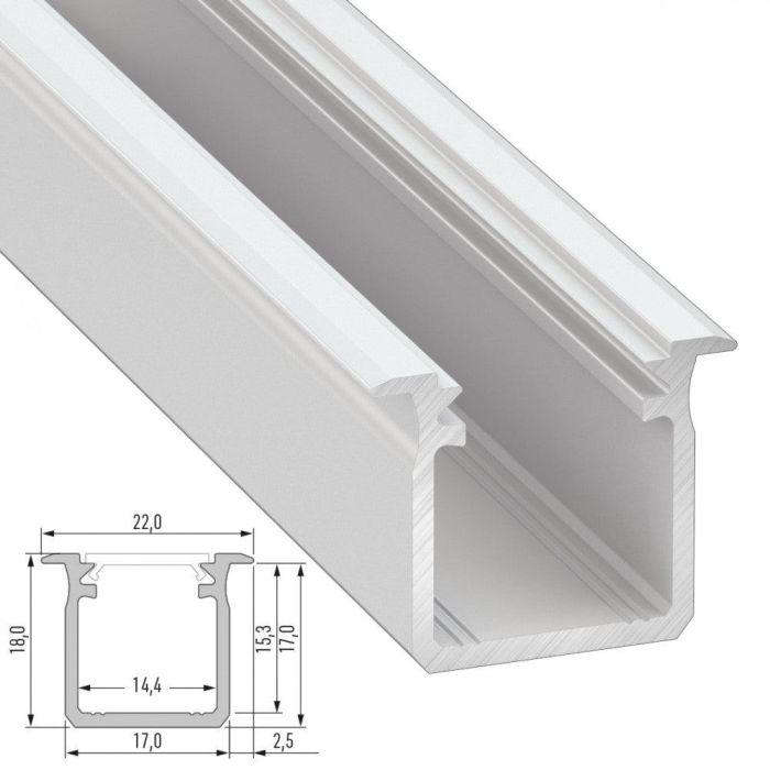 Perfíl Aluminio Tipo G 2,02M 1 Perfíl Aluminio Tipo G 2,02M 1