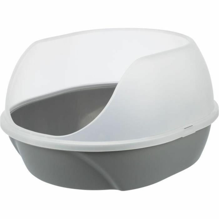 Trixie TRI4011905402208 - Caja de arena Simao con borde alto - 48x30x58 cm - Gris
