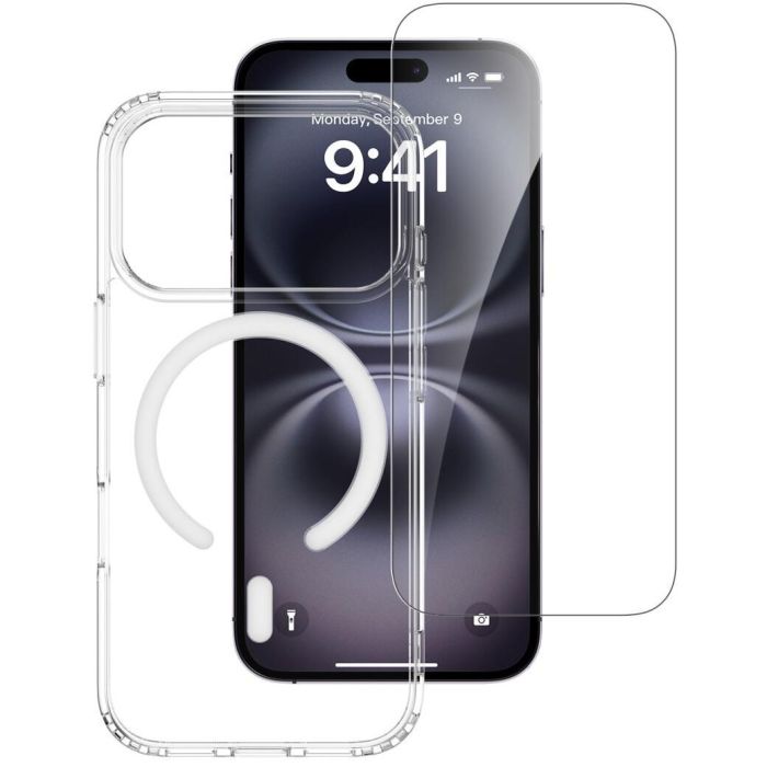 4smarts Set de Protección 360 Premium para Apple iPhone 17 Pro, Bumper y Protector de Pantalla Transparente 1