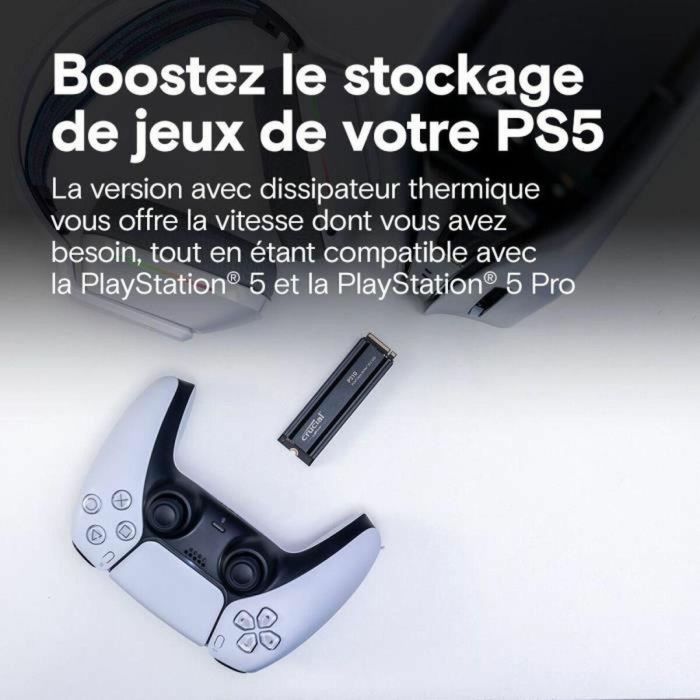 Crucial CT4000P310SSD5 SSD Interno P310 4 TB PCIe Gen4 NVMe M.2 con Disipador hasta 7100 MB/s Lectura 5 Crucial CT4000P310SSD5 SSD Interno P310 4 TB PCIe Gen4 NVMe M.2 con Disipador hasta 7100 MB/s Lectura 5