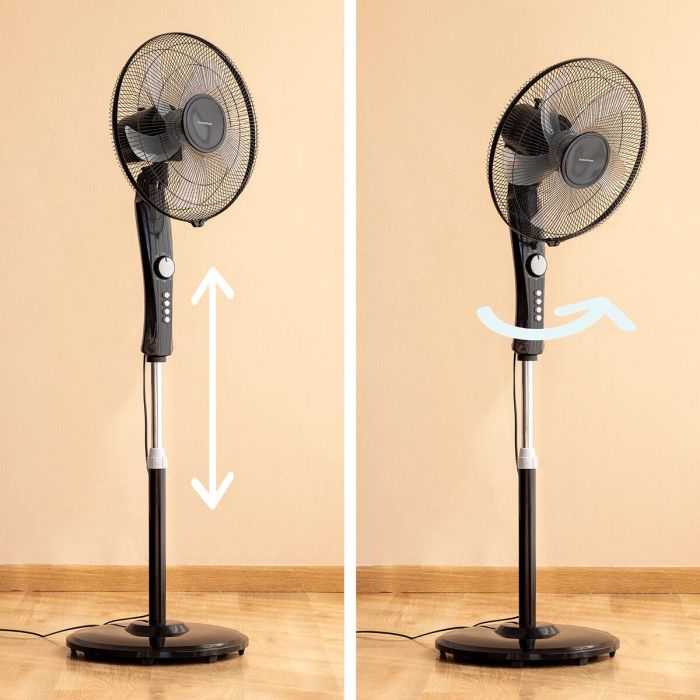 Ventilador de Pie InnovaGoods Breezinn Negro 45 W 5 Ventilador de Pie InnovaGoods Breezinn Negro 45 W 5