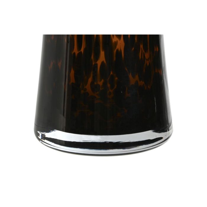 DKD Home Decor Jarrón Moderno de Cristal en Colores Marrón y Negro, con Medidas de 16.5 cm de Ancho, 16.5 cm de Largo y 29 cm de Alto 2 DKD Home Decor Jarrón Moderno de Cristal en Colores Marrón y Negro, con Medidas de 16.5 cm de Ancho, 16.5 cm de Largo y 29 cm de Alto 2
