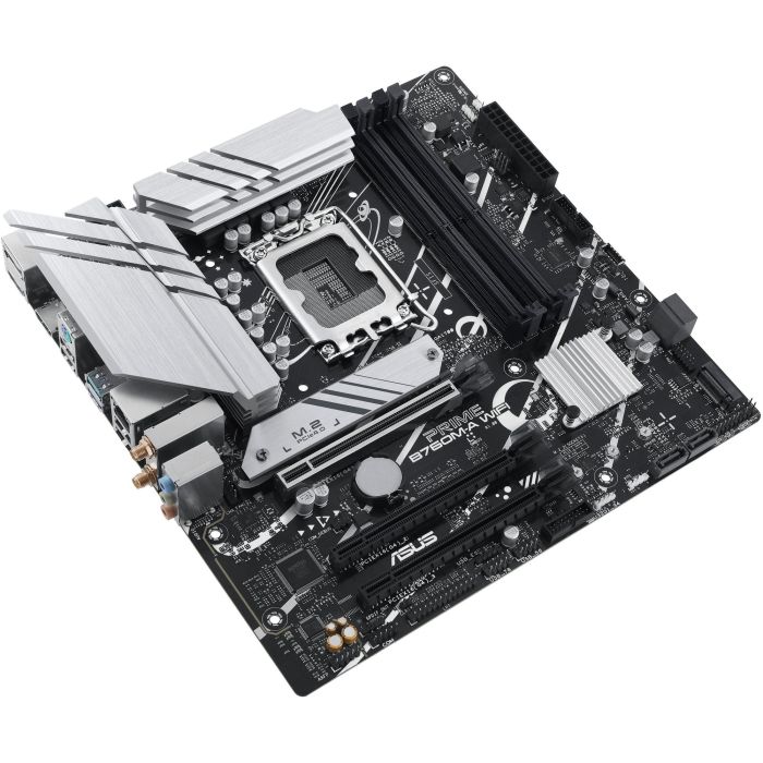 Asus 90MB1EL0-M1EAY0 Placa Base PRIME B760M-A WiFi para Intel 12/13 Gen Socket LGA1700 DDR5 Micro ATX Wi-Fi 6 2.5GbE 3 Asus 90MB1EL0-M1EAY0 Placa Base PRIME B760M-A WiFi para Intel 12/13 Gen Socket LGA1700 DDR5 Micro ATX Wi-Fi 6 2.5GbE 3