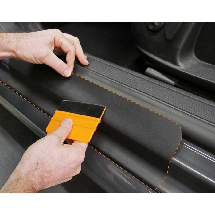 Foliatec FO3425 Lámina Protectora de Pintura para Umbral de Puerta Negro - Resistente a Arañazos, Flexible 3D, 12x45 cm (2 Unidades) 4 Foliatec FO3425 Lámina Protectora de Pintura para Umbral de Puerta Negro - Resistente a Arañazos, Flexible 3D, 12x45 cm (2 Unidades) 4