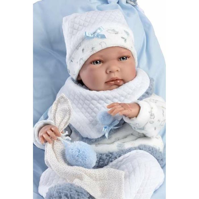 Muñeco Bebé Llorens Nico Azul 40 cm 3 Muñeco Bebé Llorens Nico Azul 40 cm 3