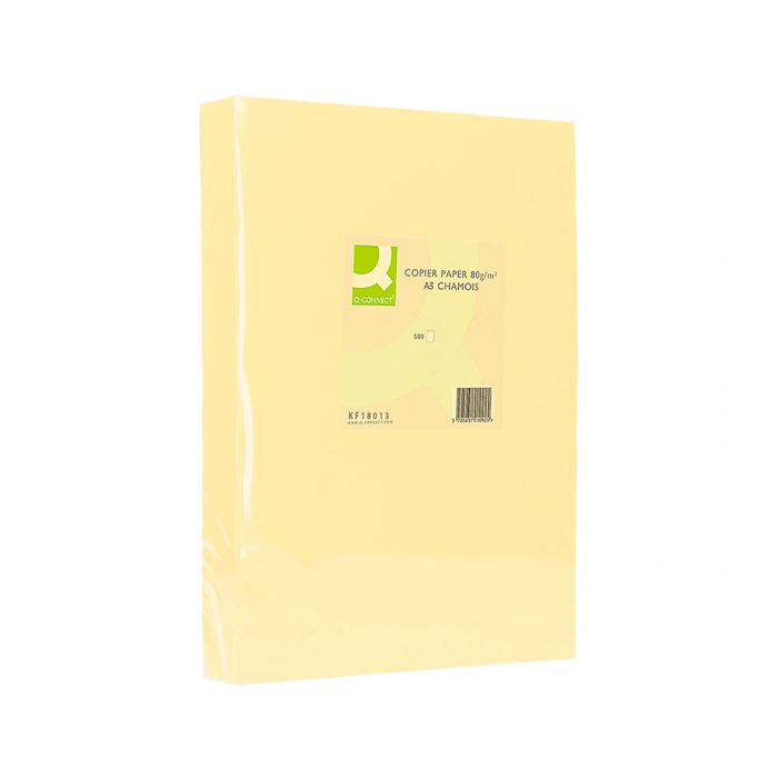 Q-connect Papel Color DIN A3 80gr Champagne Paquete de 500 Hojas 2
