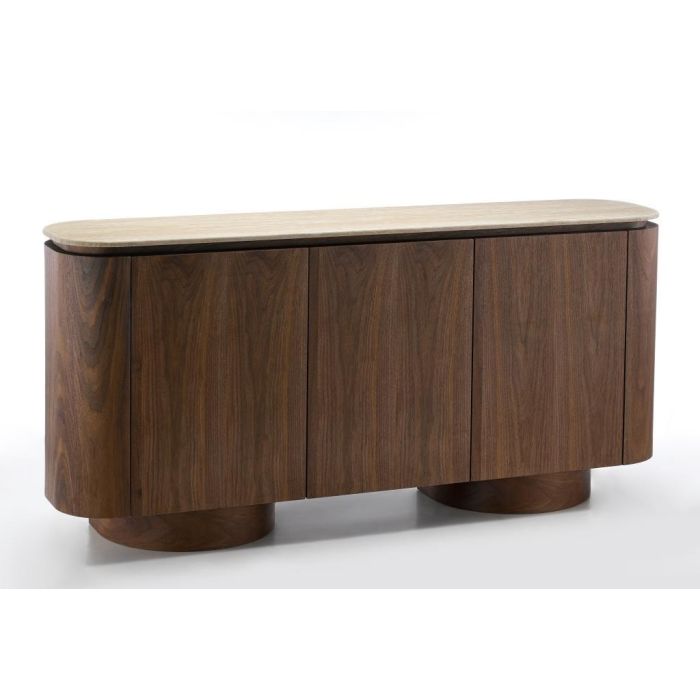 Aparador Home ESPRIT Marrón Madera MDF 180 x 40 x 85 cm