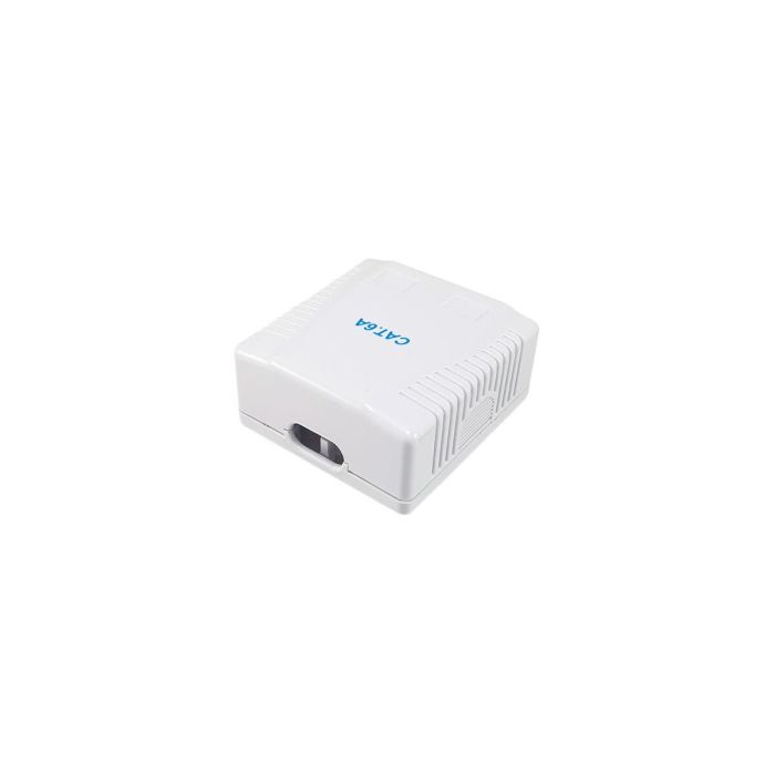 Equip Roseta Superficie RJ45 Cat.6A UTP 2 Puertos Color Blanco 2 Equip Roseta Superficie RJ45 Cat.6A UTP 2 Puertos Color Blanco 2
