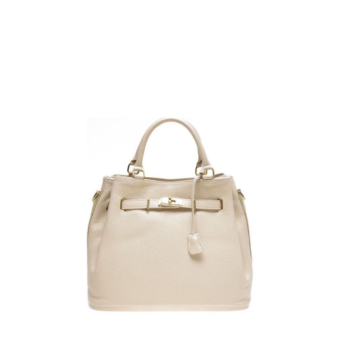 Bolso Mujer Anna Luchini SS22-AL-1762-BEIGE Beige 36 x 29 x 17 cm