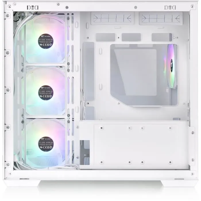 Thermaltake View 380 TG ARGB Snow - Caja de PC Semitorre ATX con Cristal Templado, Blanco - THE4711475645301