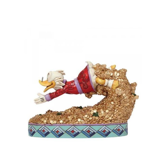 Enesco Figura Disney Clásicos Tío Gilito, Resina de Piedra, Pintada a Mano, 14 cm 1 Enesco Figura Disney Clásicos Tío Gilito, Resina de Piedra, Pintada a Mano, 14 cm 1