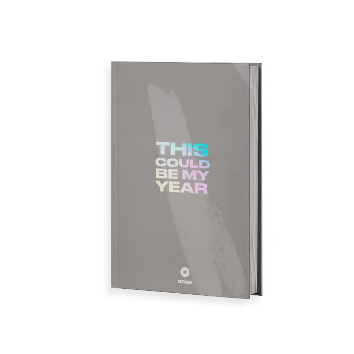 Antartik My Year 2026 Agenda Día Página A5+ Encuadernada Gris Papel 80g FSC 1
