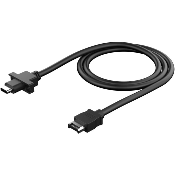 Fractal Design FD-A-USBC-001 Cable USB-C Macho a Macho 10Gbps 67cm Negro 2 Fractal Design FD-A-USBC-001 Cable USB-C Macho a Macho 10Gbps 67cm Negro 2