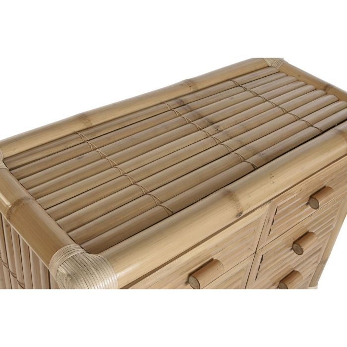 DKD Home Decor Cómoda Tropical de Bambú y Ratán, Mueble Almacenaje para Salón o Dormitorio, Ancho 112 cm, Profundidad 50 cm, Altura 95 cm 7 DKD Home Decor Cómoda Tropical de Bambú y Ratán, Mueble Almacenaje para Salón o Dormitorio, Ancho 112 cm, Profundidad 50 cm, Altura 95 cm 7