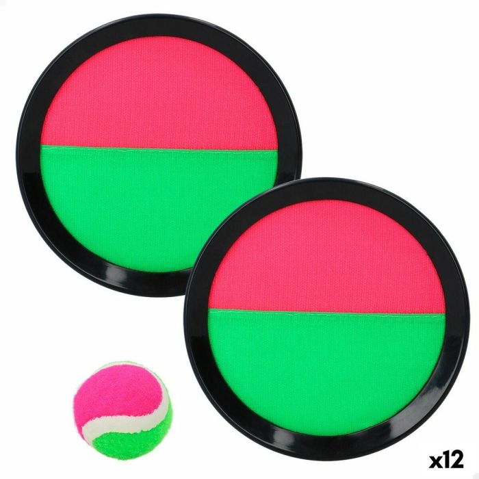 Juguete de Playa Colorbaby Catch Ball 20 x 2 x 20 cm Velcro (12 Unidades) Juguete de Playa Colorbaby Catch Ball 20 x 2 x 20 cm Velcro (12 Unidades)