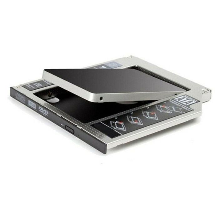 Ewent Adaptador Sata III EW7005 para SSD/HDD en ranura CD/DVD/Blu-ray, compatible con SATA I/II/III, 2.5 pulgadas 3 Ewent Adaptador Sata III EW7005 para SSD/HDD en ranura CD/DVD/Blu-ray, compatible con SATA I/II/III, 2.5 pulgadas 3