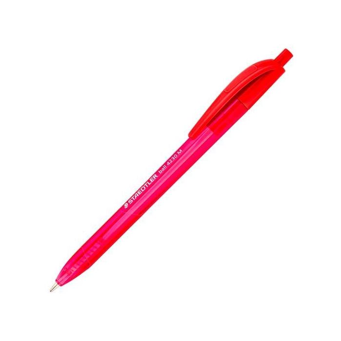 Staedtler Bolígrafo Retráctil Ball 4230 M 1.0 mm Triangular Rojo Caja 10 Ud