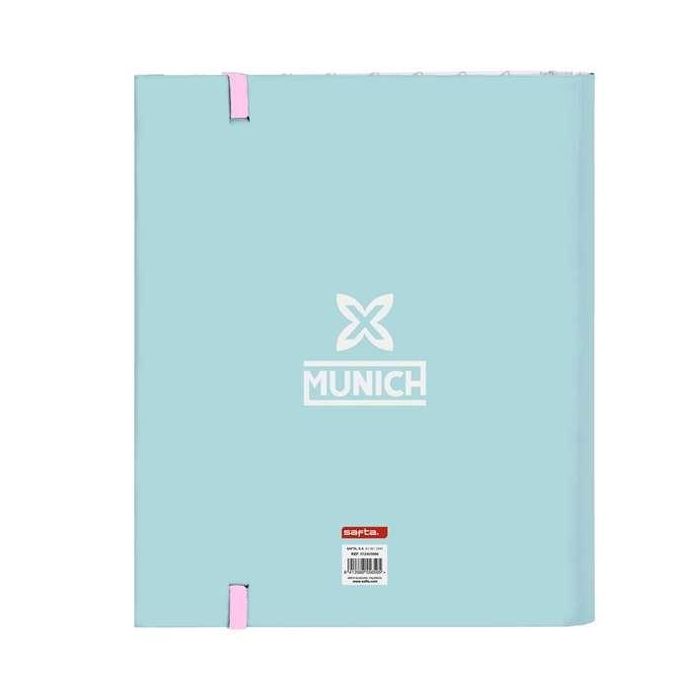 Carpeta de anillas Munich Heaven Azul cielo 27 x 32 x 3.5 cm 3 Carpeta de anillas Munich Heaven Azul cielo 27 x 32 x 3.5 cm 3