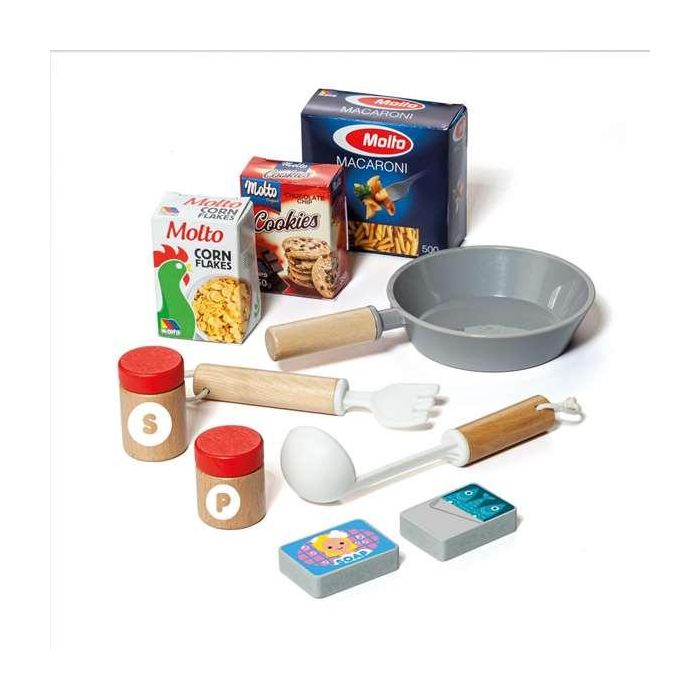 Molto Mi Primera Cocina de Madera con 10 Accesorios 73x23,5x34 cm 2 Molto Mi Primera Cocina de Madera con 10 Accesorios 73x23,5x34 cm 2