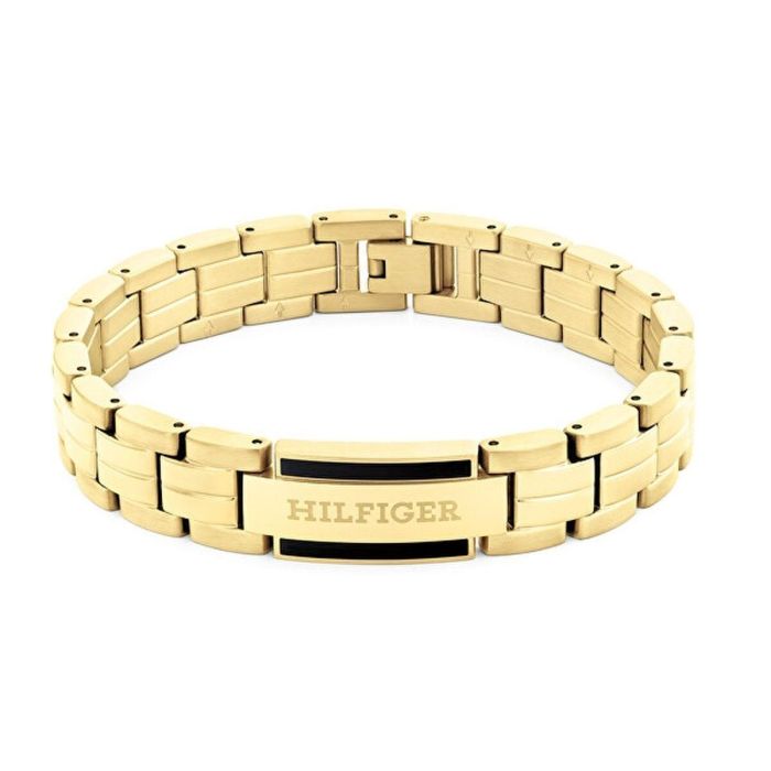 Pulsera Hombre Tommy Hilfiger PARKER Acero Inoxidable Dorado Pulsera Hombre Tommy Hilfiger PARKER Acero Inoxidable Dorado