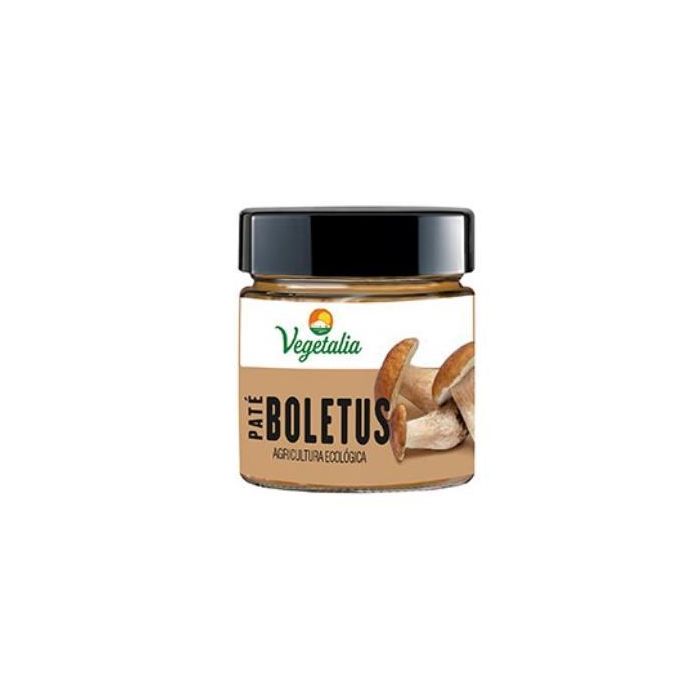 VEGETALIA Paté de Boletus 180g Bio - Vegano, Sin Lactosa, Sin Azúcar