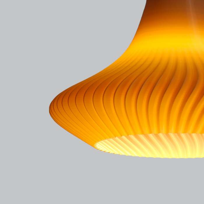 Vita Lámpara Colgante Beige Florón Negro Cable Negro