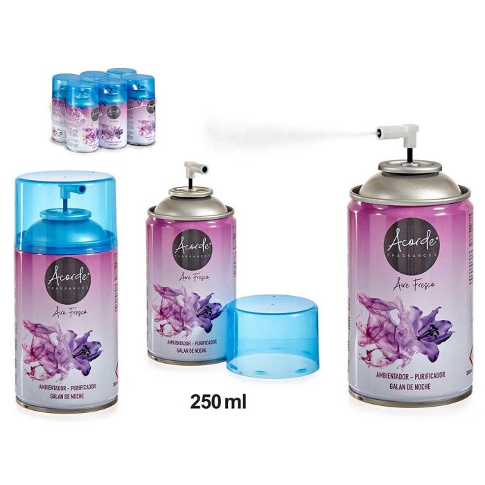 Ambientador Aerosol Galan De Noche 250 ml - Acorde (6 Unidades) Ambientador Aerosol Galan De Noche 250 ml - Acorde (6 Unidades)