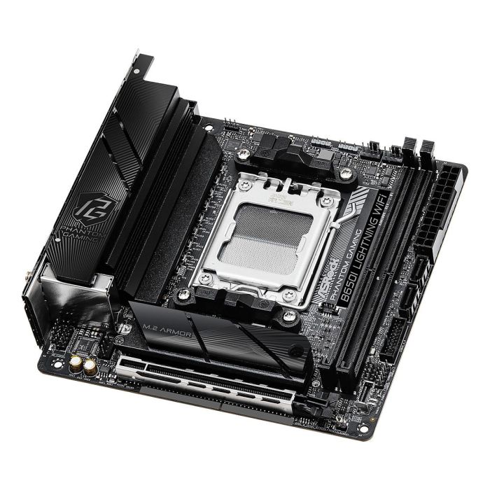 ASRock B650I Lightning WiFi Placa Base para AMD Socket AM5, Mini ITX, DDR5, WiFi 6E, 2.5Gb Ethernet