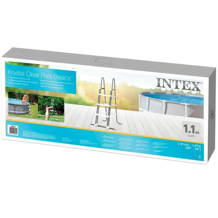 Escalera para Piscina Intex 3 Unidades 107 cm 1