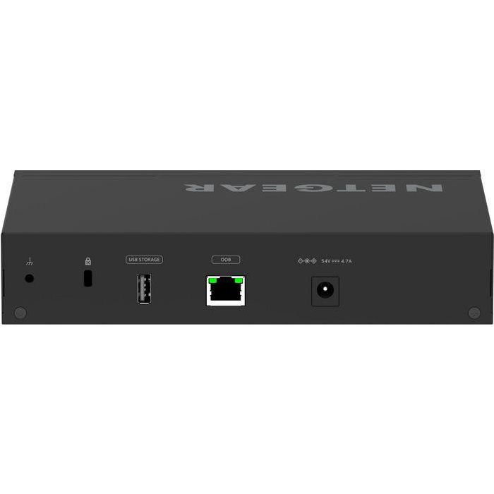 NETGEAR Gsm4210Px-100Eus Switch gestionado de 10 puertos, 8xPoE+ 220W, 2xSFP+ 12