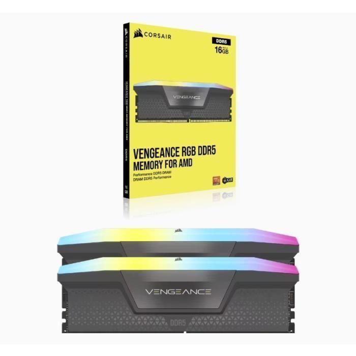 Corsair Vengeance RGB DDR5 32GB (2x16GB) 6000MHz CL30 AMD EXPO & Intel XMP - CMH32GX5M2B6000Z30K 4 Corsair Vengeance RGB DDR5 32GB (2x16GB) 6000MHz CL30 AMD EXPO & Intel XMP - CMH32GX5M2B6000Z30K 4