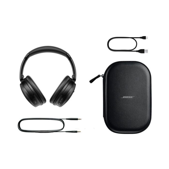 BOSE QuietComfort Auriculares Over-Ear con Cancelación de Ruido Activa Inalámbricos y Alámbricos Negros