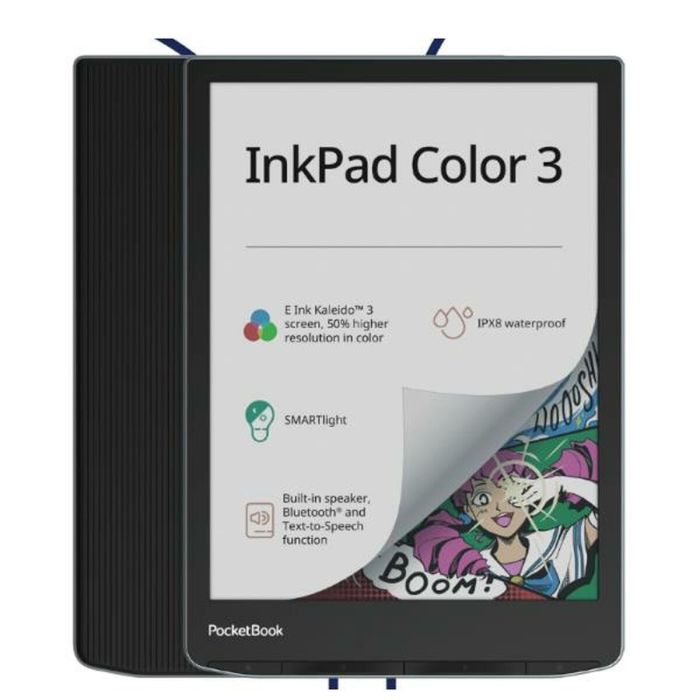 PocketBook InkPad Color 3 - Lector eBook con pantalla E Kaleido 3, color, impermeable IPX8, 32GB 1 PocketBook InkPad Color 3 - Lector eBook con pantalla E Kaleido 3, color, impermeable IPX8, 32GB 1