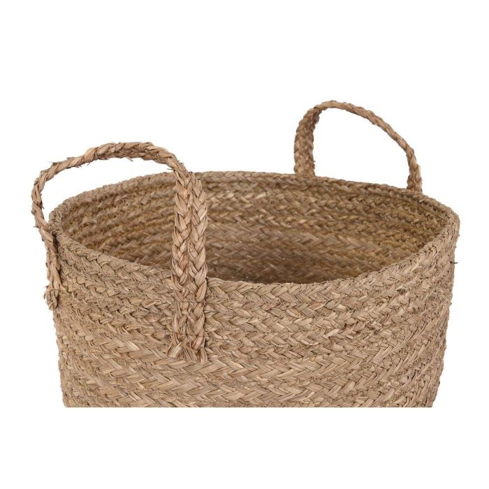 Cesta Basicos DKD Home Decor Natural 40 x 41 x 40 cm Set de 4 2