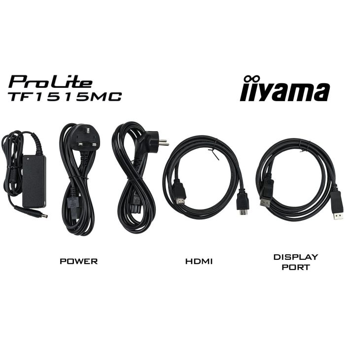 iiyama TF1515MC-B2 Monitor Táctil 15" (38,1 cm) Multi-touch 1024x768 Negro con Tecnología Capacitiva Proyectada y LED 14