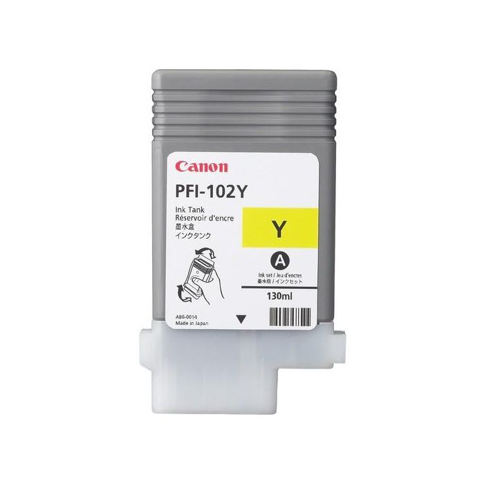 Canon Cartucho Pfi-102M Amarillo Compatible con Ipf500 Ipf510 Ipf600 Ipf700 Ipf710 Ipf610 Ipf605 Ipf720