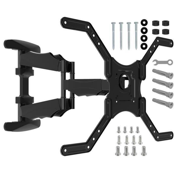 NANOOK Soporte de pared giratorio para televisores de 40 a 65 pulgadas - Inclinable - Soporte de pared para televisores LCD, LED, QLED y OLED NANOOK Soporte de pared giratorio para televisores de 40 a 65 pulgadas - Inclinable - Soporte de pared para televisores LCD, LED, QLED y OLED