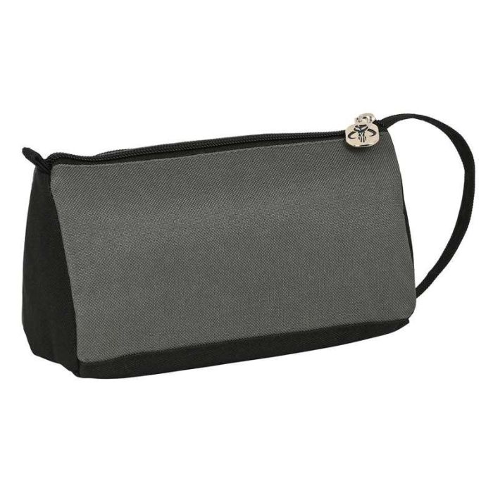 Estuche Escolar The Mandalorian Negro Gris 20 x 11 x 8.5 cm (32 Piezas) 1